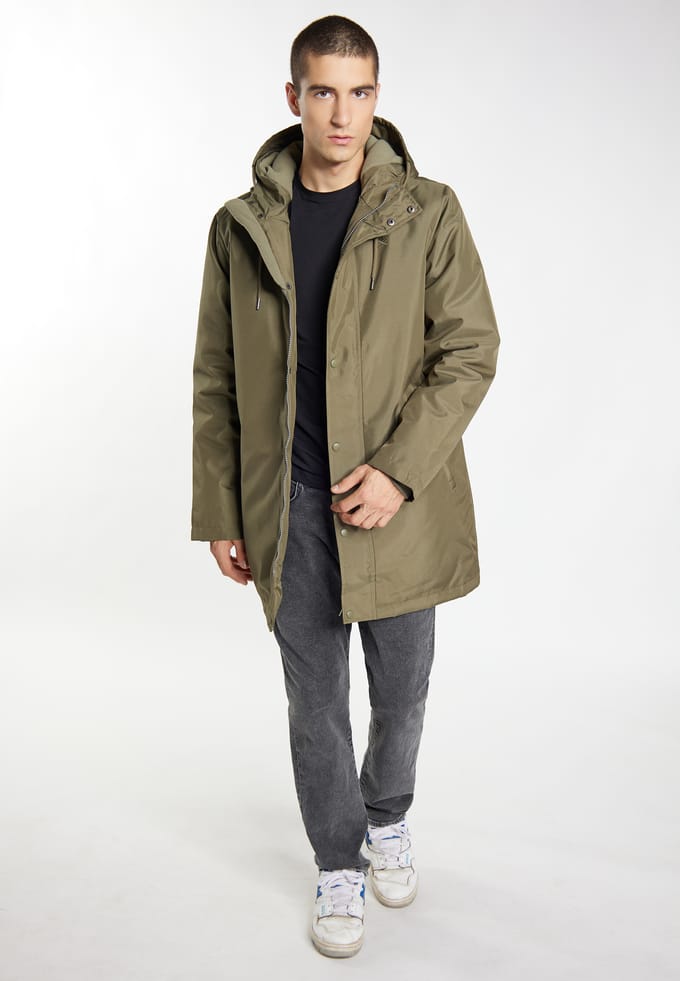 TUFFSKULL Arctische anorak Heren militaire olijf