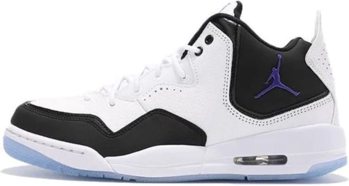 Jordan Courtside 23 - Maat 45 - Concord Wit/Zwart/Paars - Sneakers Unisex