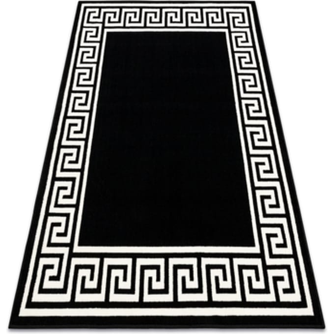 Kleden Rugsx Tapijt BCF Morad GREK grieks - zwart 60x110 cm