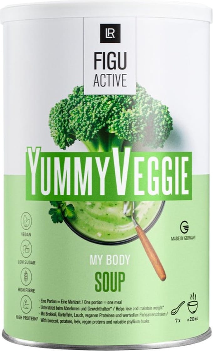 LR figuactive yummy veggie soep bodymission, afslank