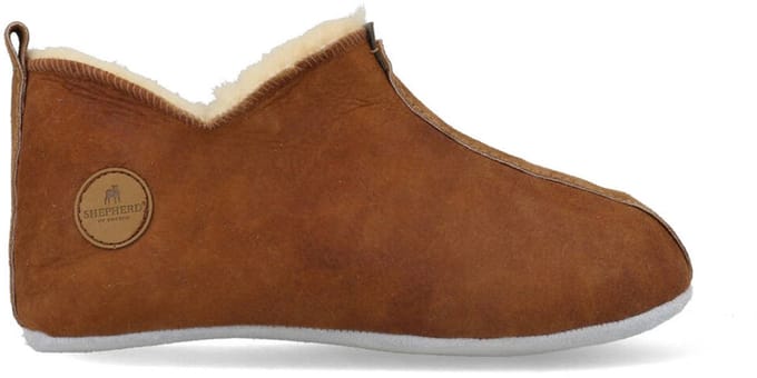 Shepherd Henrik Heren Sloffen - Cognac - Maat 42