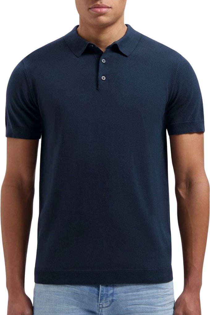 Pure Path Essential Knitwear Polo Heren - Maat M