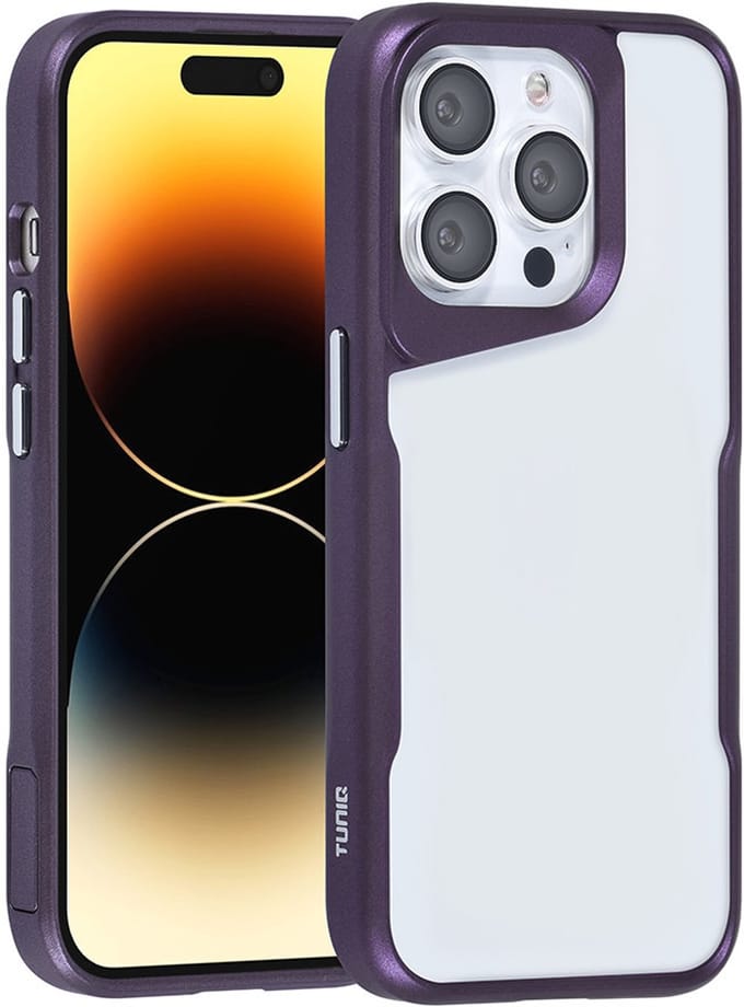 TUNIQ telefoonhoesje voor Apple iPhone 14 Pro - Siliconen backcover - Paars