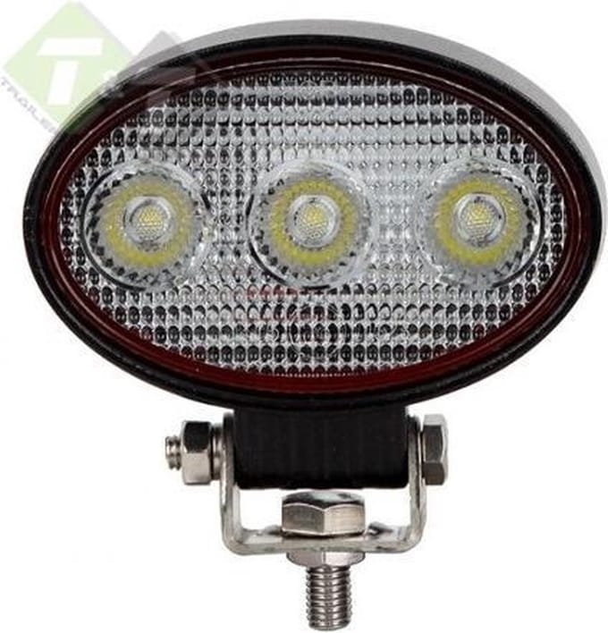 Werklamp LED, Ovaal, 9 Watt, Ledlamp