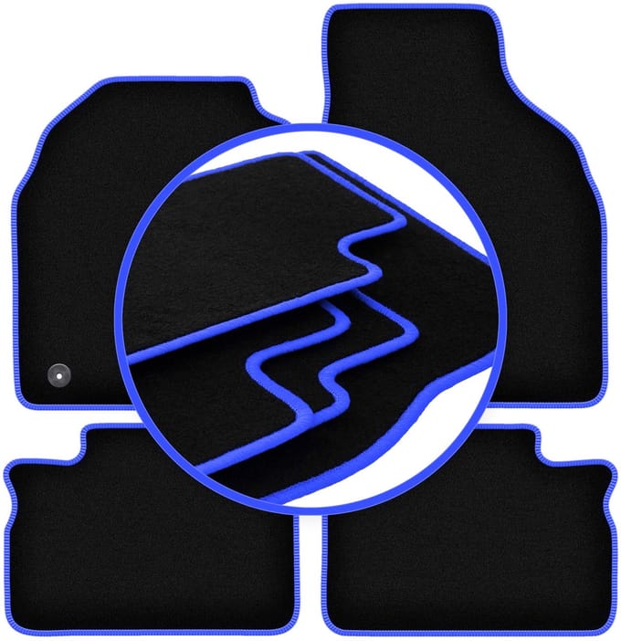 CARLUX-BLUE automatten voor: Opel Agila A hatchback (2000-2007)
