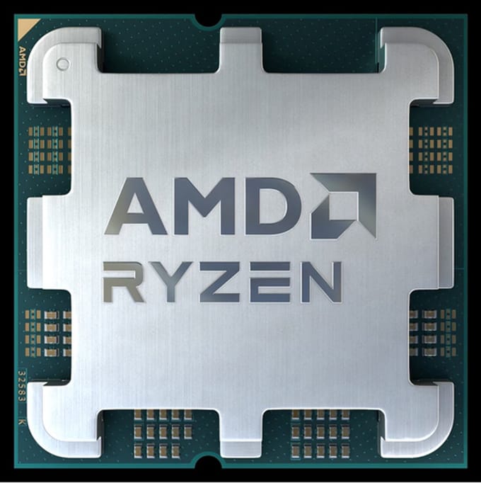 AMD Ryzen 7 7700X Tray - Desktop processor - CPU - 8 Core - 16 Threads - 4,5GHz/5,4GHz - Socket AM5