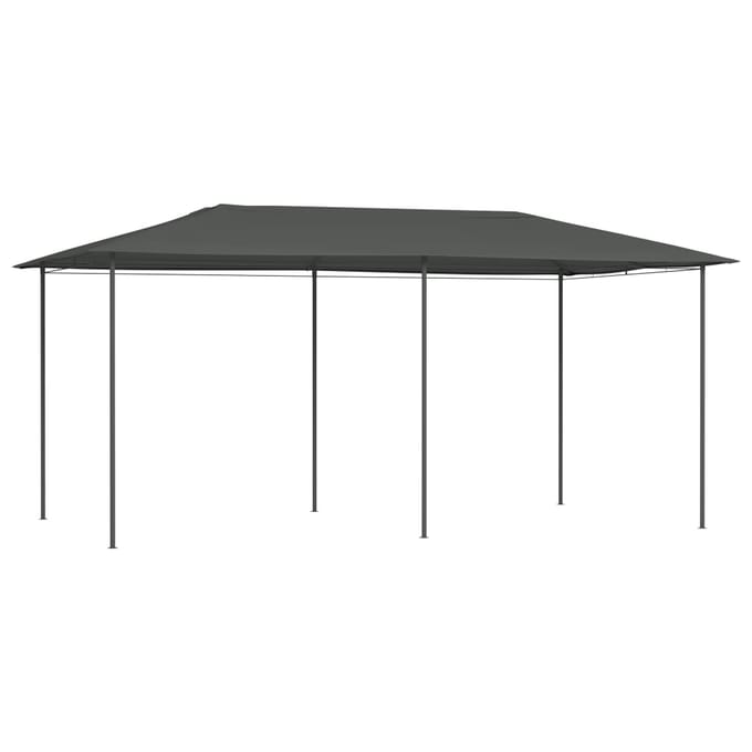 vidaXL - Prieel - 160 - g/m² - 2,98x5,3x2,59 - m - antracietkleurig