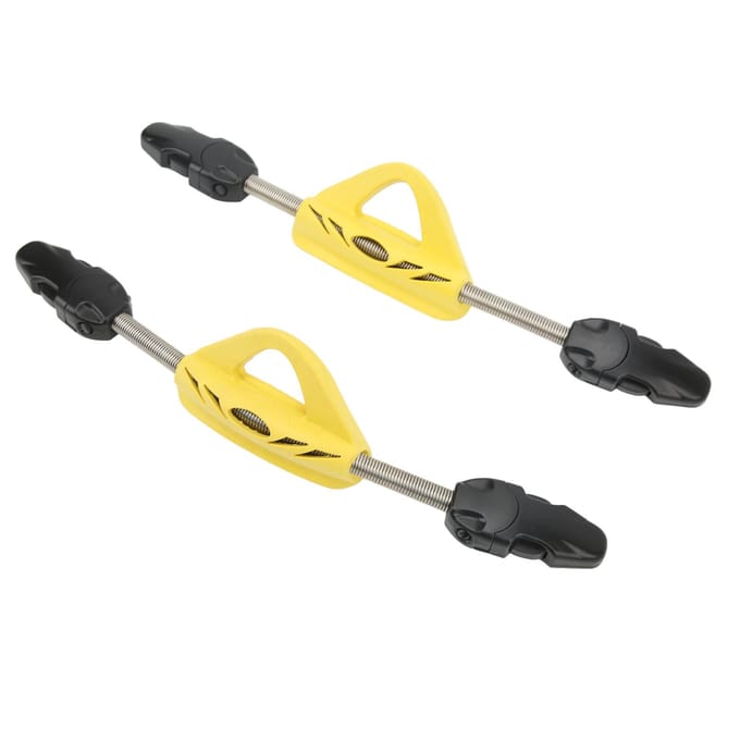 Scuba Duiken Roestvrij Staal Veer Fin Strap met Snelontgrendelingsgespen Duikuitrusting Maat M SSA‑612C yellow