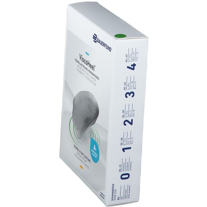 Bauerfeind Viscoheel® 1 paar visco‑elastische hielkussens Maat 4 (44-47) 2 Overige
