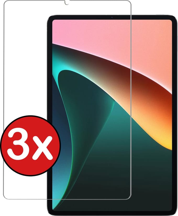 Screenprotector - 3 Stuks - Geschikt voor Xiaomi Mi Pad 5 - Extra Sterk - Beschermglas - Gehard Glas - Tempered Glass - Screen Protector