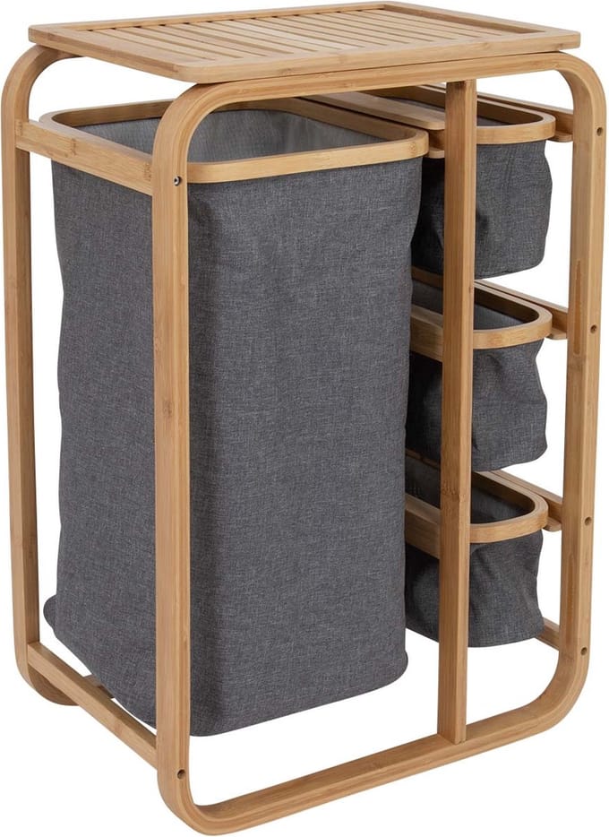 Bo-Camp - Urban Outdoor - Kast - Kemptown - Bamboe - Grijs