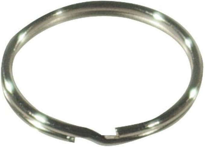 Sleutelring 20 mm vernikkeld - 100 stuks - Sleutelhanger - Split ring - 20 millimeter - DX 1602-20N