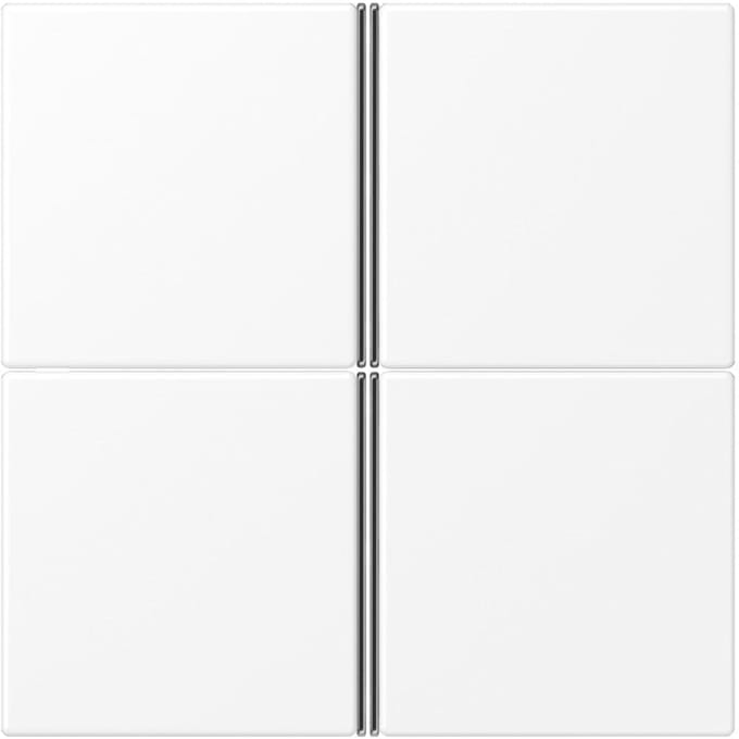 Jung F40 LS 4 Knop KNX Bedieningspaneel Matt Wit - LS404TSAWWM