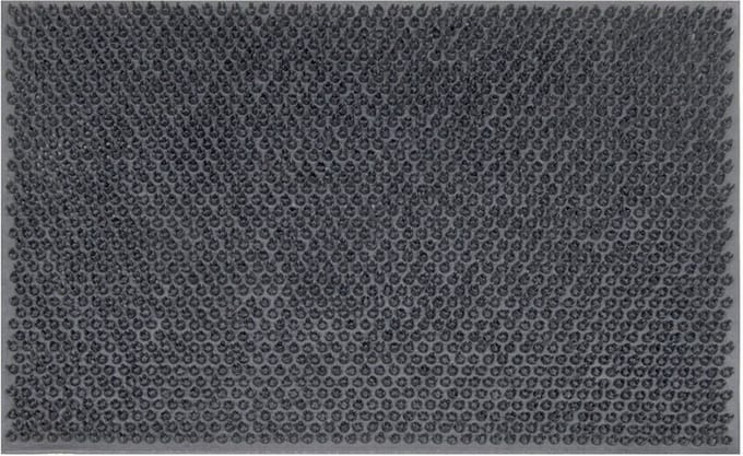 Deurmat Buiten 40x60 cm – Rubberen Buitenmat – Antislip Rubber Mat – Grijs