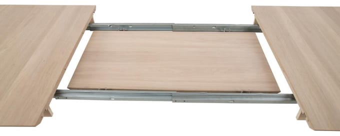 Giga Living Uitbreidingsblad Dysta - Wit Hout - 100x50x2,5cm
