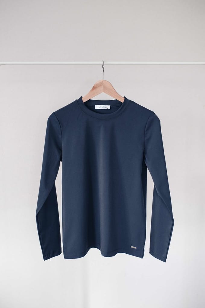 Dames Traveller Top Carlyle / Donker Blauw / maat S