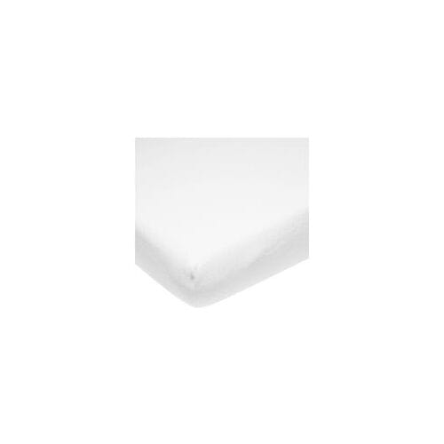 Meyco Baby Uni molton stretch hoeslaken juniorbed - white - 70x140/150cm