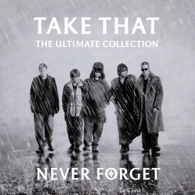 CD TAKE THAT - Never Forget: The Ultimate Collecti 82876748522 RCA 2005 Europa Dans & Electronica Gebruikt gray