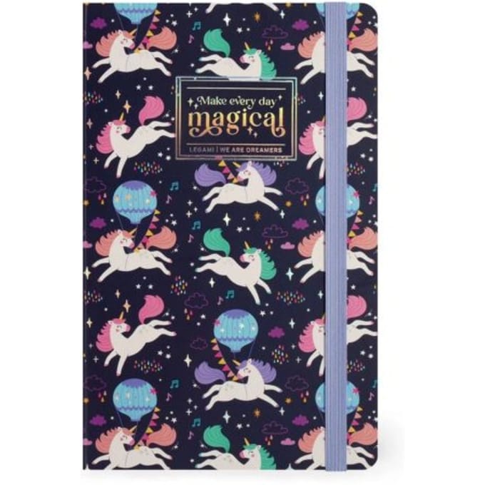 Legami notitieboekje a5 blanco - unicorn
