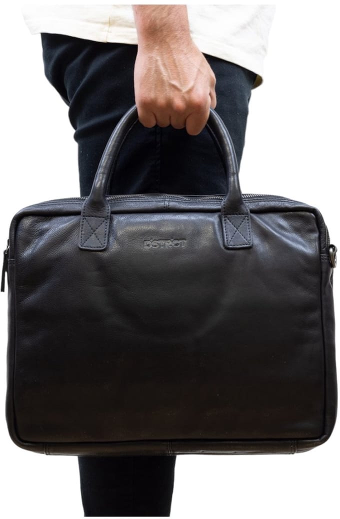DSTRCT State Street Working Bag Clean Laptoptas 15,6'' Black