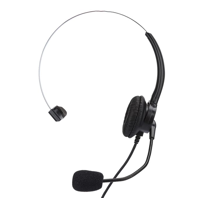 Telefoon Mono Headset Vaste Lijn Telefoon Koptelefoon met Microfoon voor Thuisgebruik