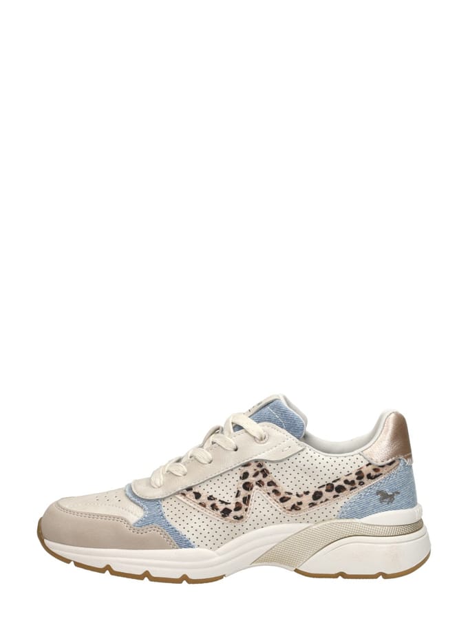 Mustang Sneakers - Dames - Beige - Maat:36