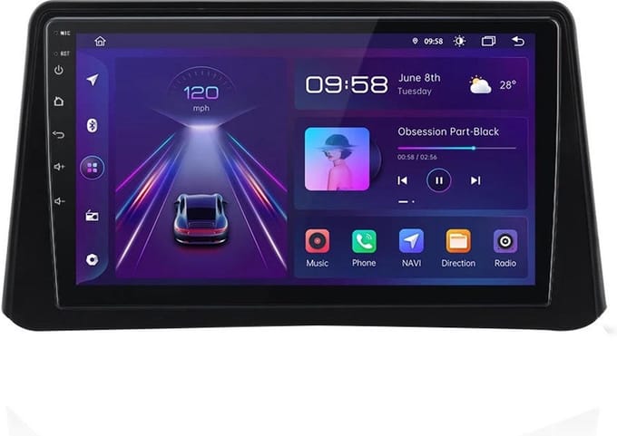 Android navigatie geschikt voor Opel Mokka 2012-2016 multimediasysteem 1GB RAM 16GB ROM