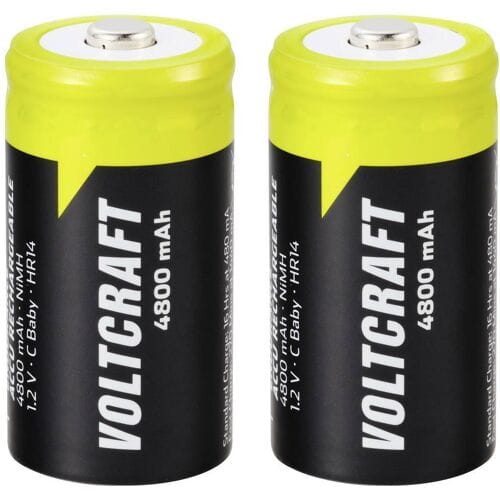 VOLTCRAFT Oplaadbare C batterij (baby) Endurance NiMH 1.2 V 4800 mAh 2 stuk(s)