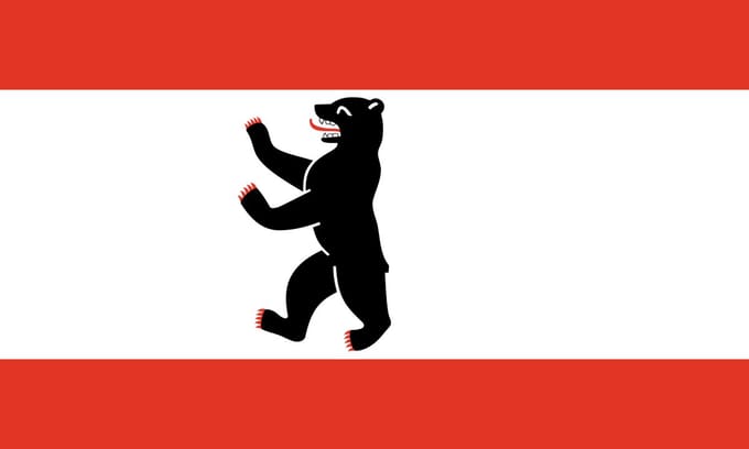 Vlag Berlijn 200x300cm