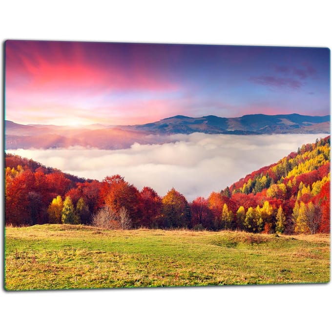 TMK ArtDeko - Snijplank - 52x40cm - Kleurig - Inductiekookplaat