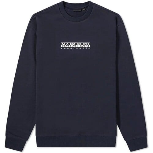 Napapijri - Heren Sweaters B-Box Sweater - Blauw - Maat XXL