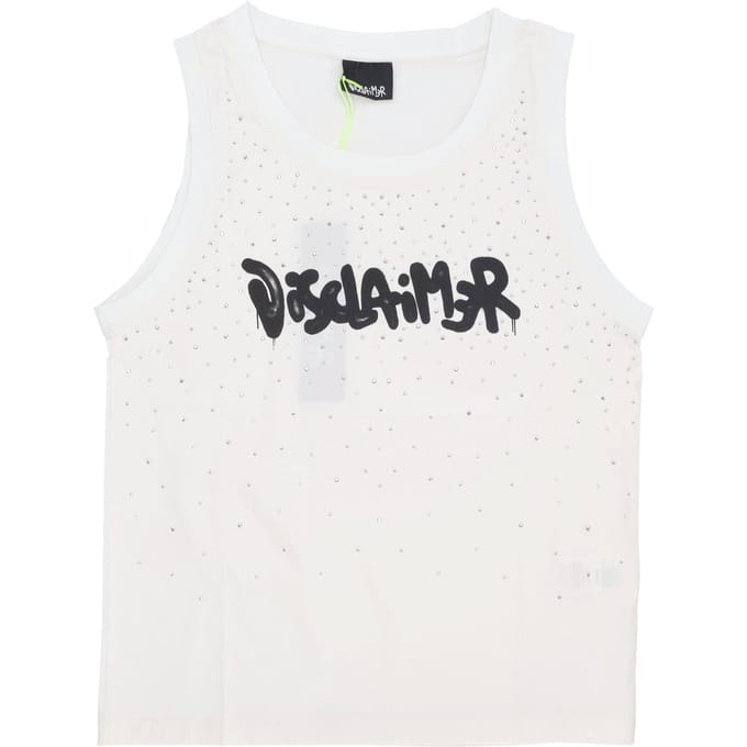 Vrouwen Tank White Logo