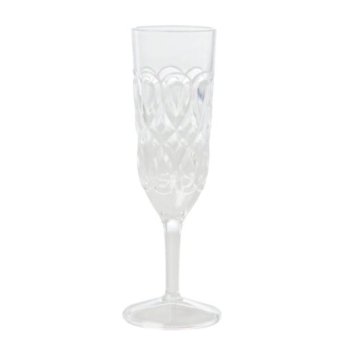 Rice acryl champagneglas medium doorzichtig