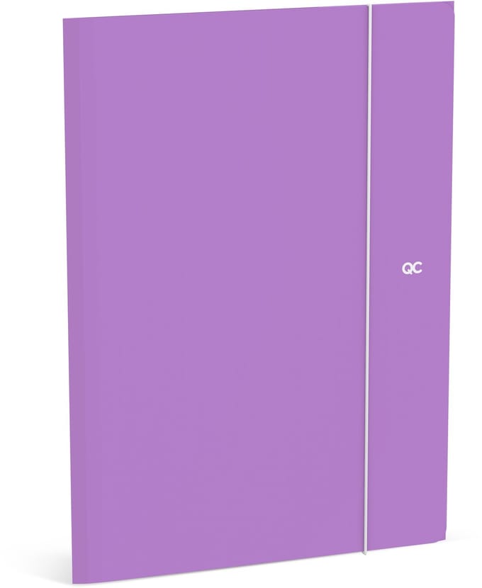QC COLOUR Elastomap A4 - paars