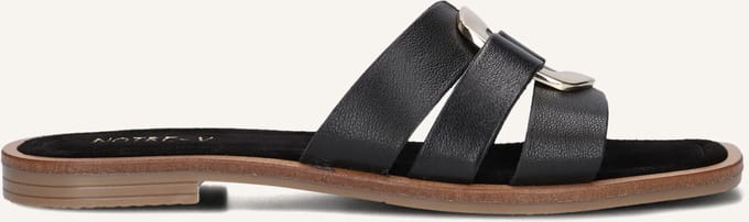 Notre-V 22718 Slippers - Dames - Zwart - Maat 37