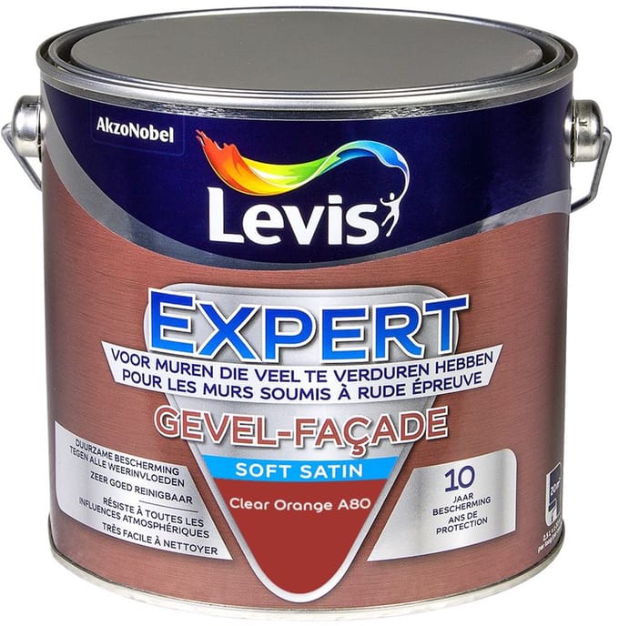 Levis - Expert Gevel Mix - Clear Orange A80 - Mengverf - 2,5 L