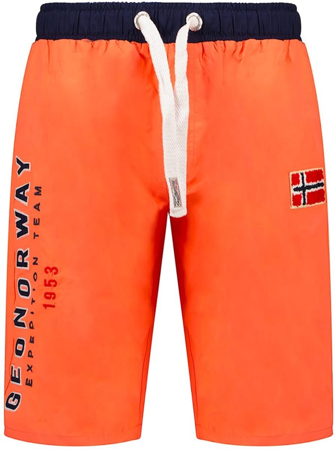 Geographical Norway Zwembroek Qoderato Fluo Coraal - S