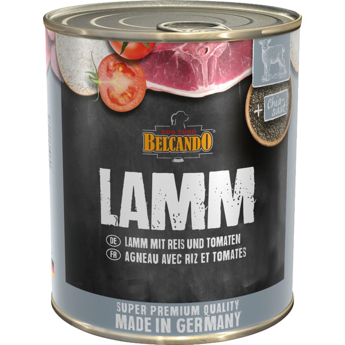 Voordeelpakket: Belcando Super Premium 12 x 800 g Hondenvoer - Lam met rijst & tomaat