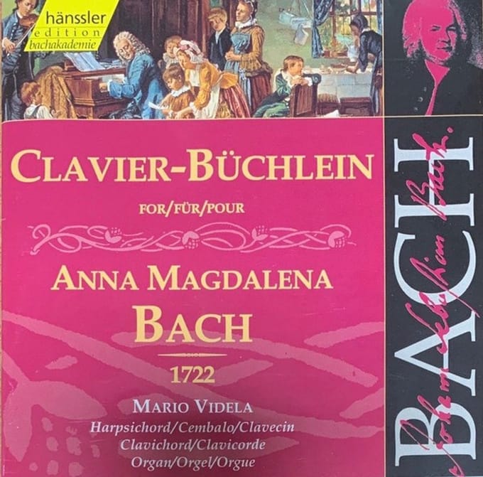 Anna Videla - J.S. Bach: Clavier-Buechlein For Anna Magdalen (CD)