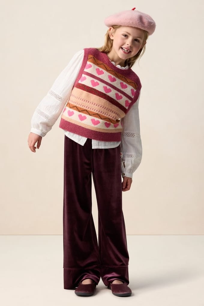 Sissy-Boy - Donkerrode wide leg legging
