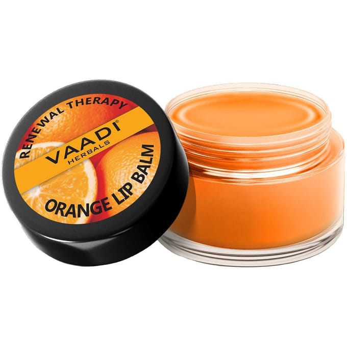 Lippenbalsem met sinaasappel (10 gram), Oranje lippenbalsem, Vaadi Herbals orange