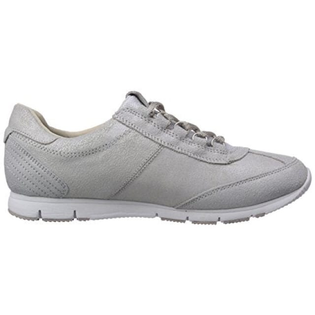Allrounder by Mephisto JANIKA zilver lederen outdoor sneaker voor dames  - Maat 36