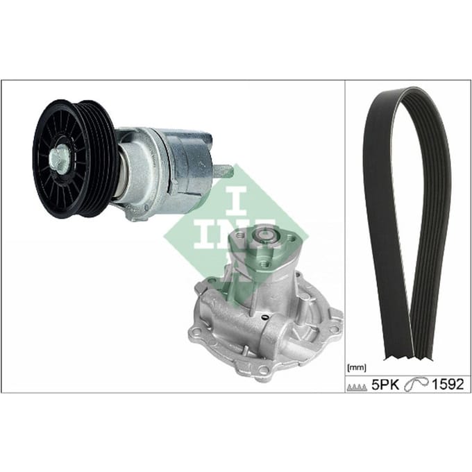 Schaeffler Ina Waterpomp + V-riemset INA 529 0161 31