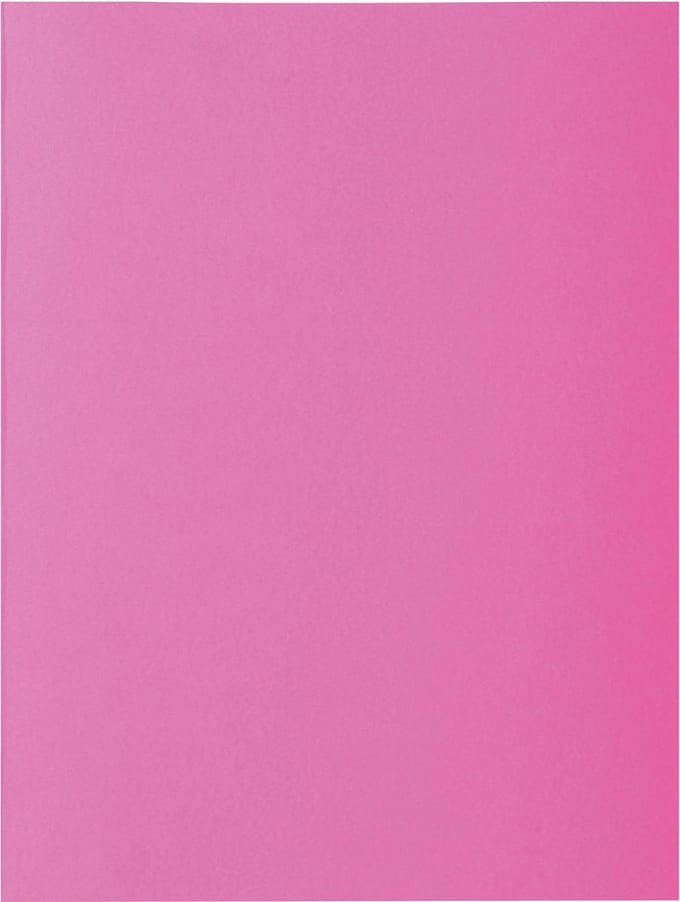 Exacompta 10x ROCK''S 210 Pak van 10 dossiermappen 210g/m2 24x32cm voor A4. - Roze - 217120E