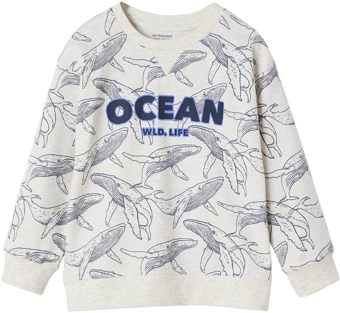 Vertbaudet Jongensshirt in sweaterlook met print