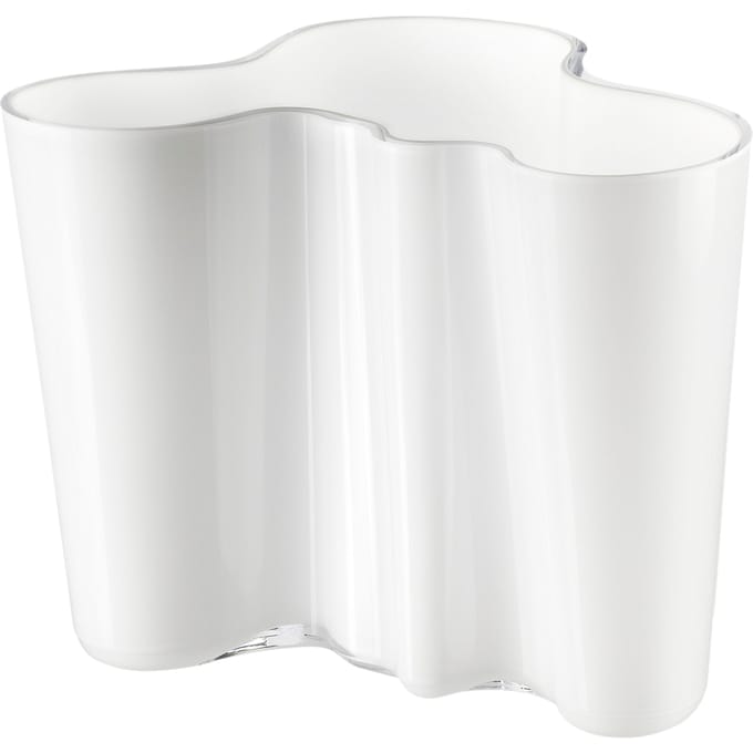 Iittala - Alvar Aalto Vaas 16cm - opaal - wit