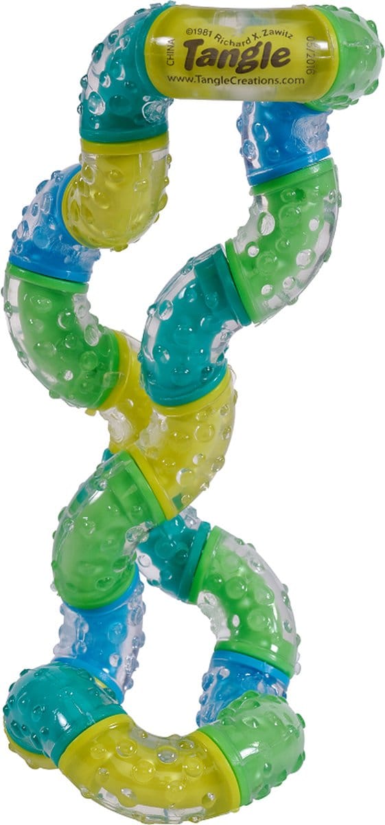 Tangle Therapy (BrainTools Think) - Educational Fidget Toys-  Groen Blauw Geel