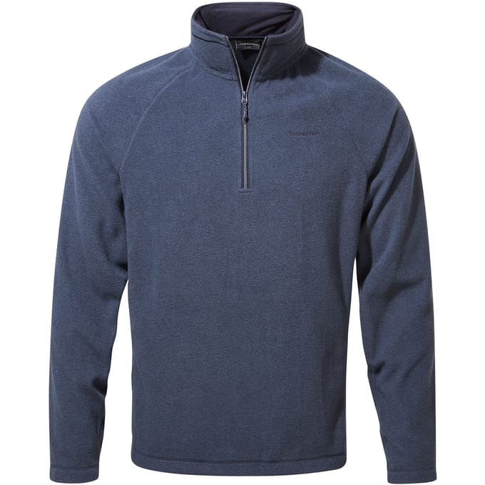 Craghoppers Heren Corey VI Half Zip Fleece Top (Marine Marl)