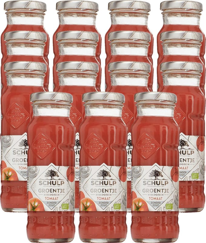 Schulp Tomatensap Biologisch Groentje 15 x 0,2 liter
