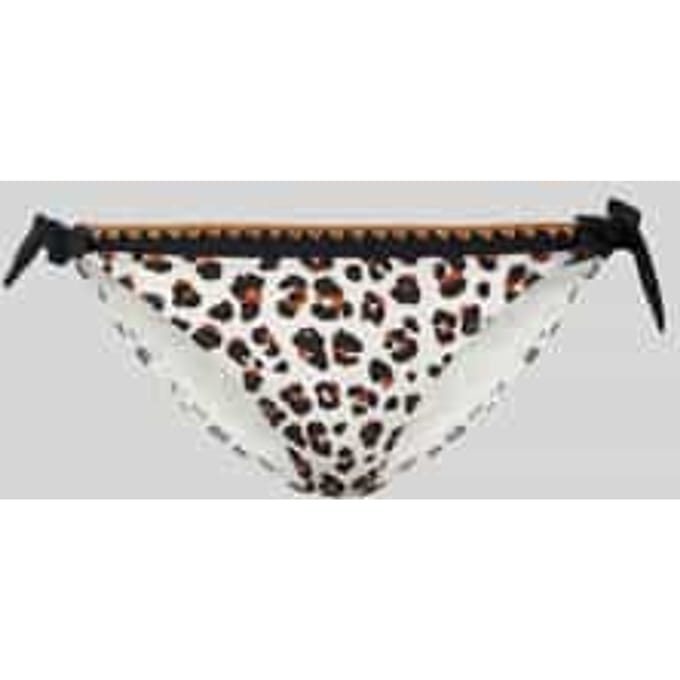 Bikinibroekje met labeldetail, model 'SADIA''